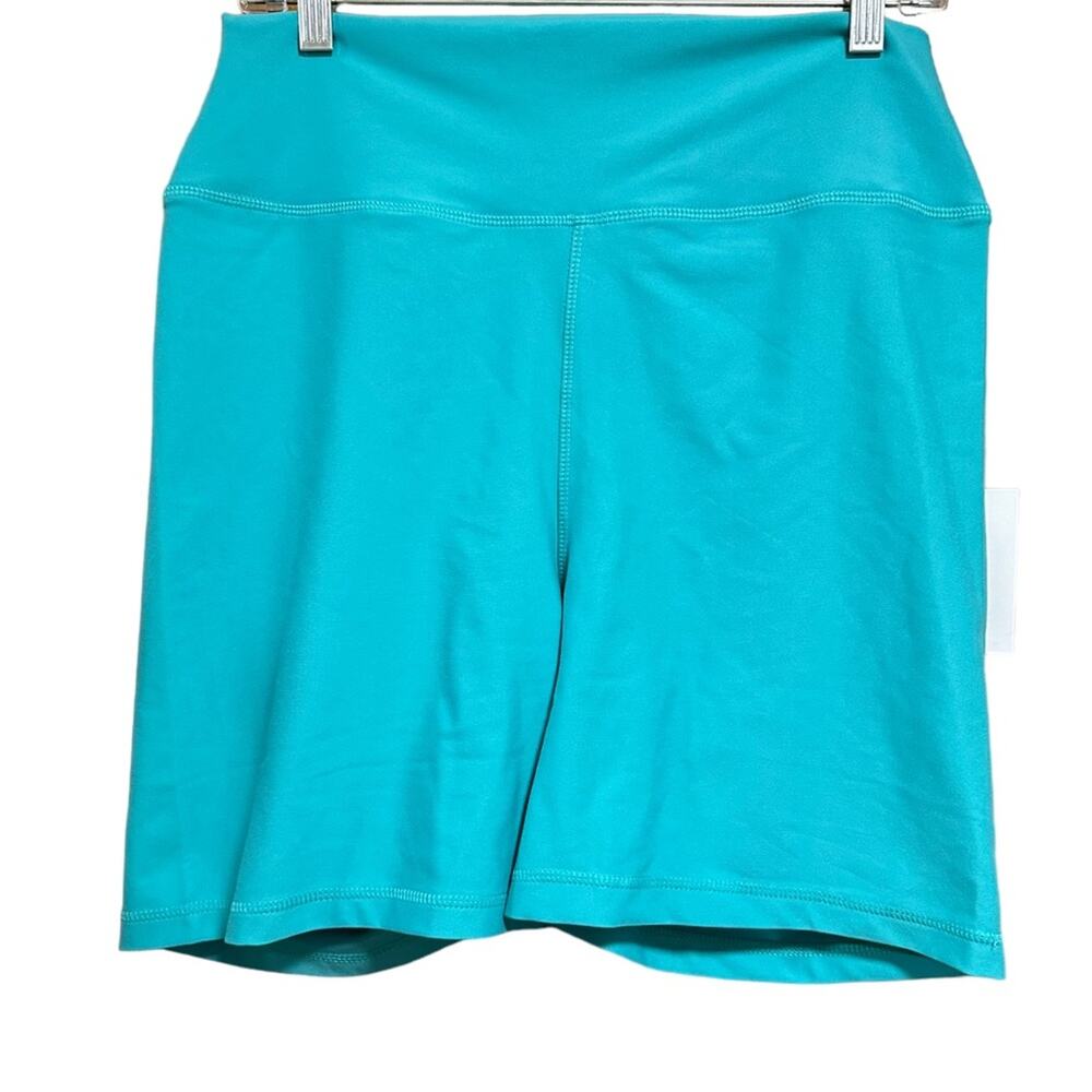 NWT WeWoreWhat Biker Shorts Tile Green Size XL